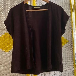 Short-sleeved cardigan